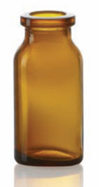 50 ml injectieflacon, amber, type 2 geblazen glas